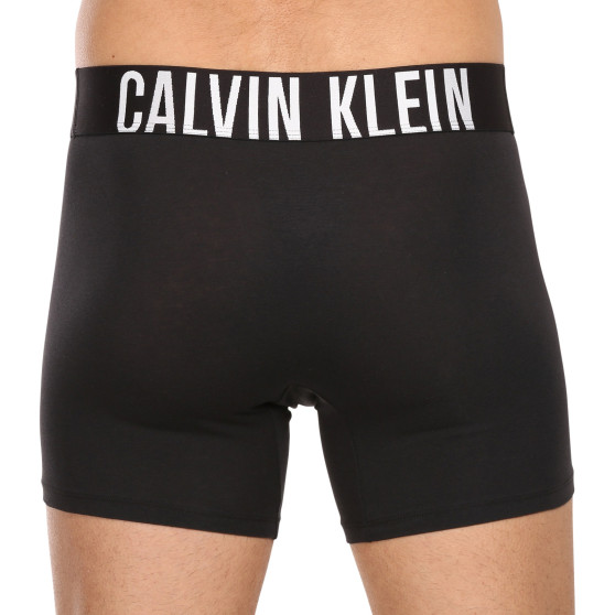 3PACK ανδρικό σορτς μποξεράκι Calvin Klein μαύρο (NB3609A-UB1)