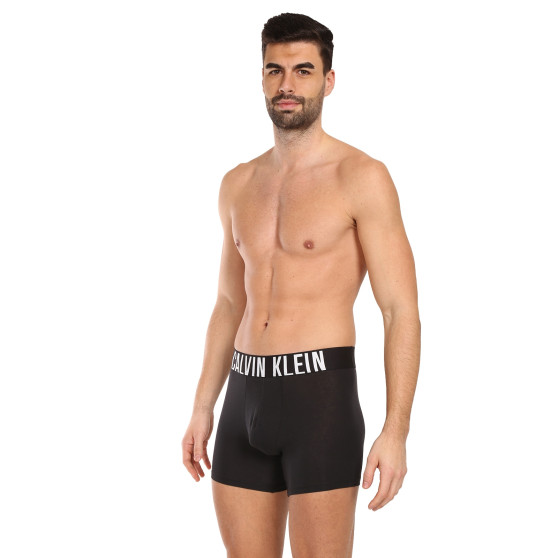 3PACK ανδρικό σορτς μποξεράκι Calvin Klein μαύρο (NB3609A-UB1)