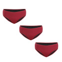 3PACK Εσώρουχα περιόδου Meracus Timeless Burgundy Plus (MEMS106)