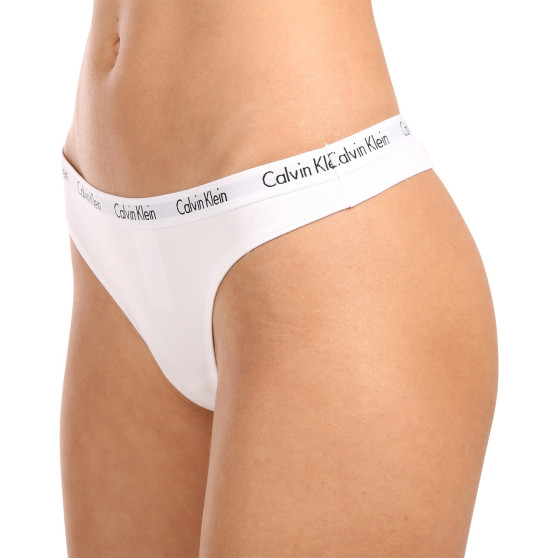 3PACK γυναικείο στρινγκ Calvin Klein πολύχρωμο (QD3587E-WZB)