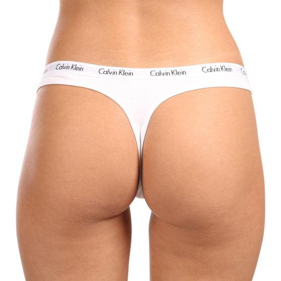 3PACK γυναικείο στρινγκ Calvin Klein πολύχρωμο (QD3587E-WZB)