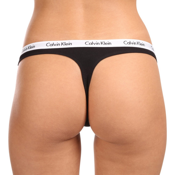 3PACK γυναικείο στρινγκ Calvin Klein πολύχρωμο (QD3587E-WZB)