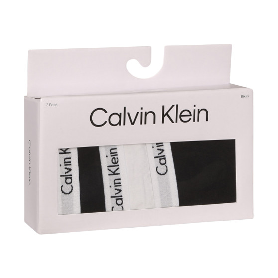 3PACK γυναικείο εσώρουχο Calvin Klein πολύχρωμο (QD3588E-WZB)