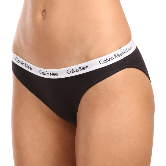 3PACK γυναικεία εσώρουχα Calvin Klein μαύρο (QD3588E-001)