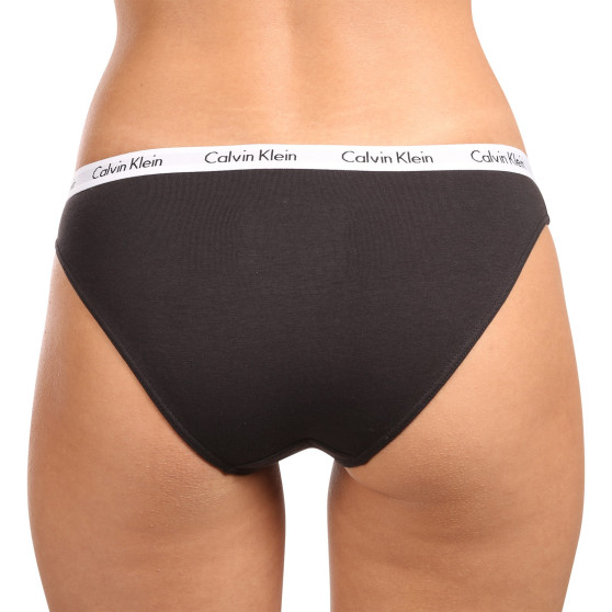 3PACK γυναικεία εσώρουχα Calvin Klein μαύρο (QD3588E-001)