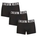 3PACK ανδρικό σορτς μποξεράκι Calvin Klein μαύρο (NB3608A-UB1)