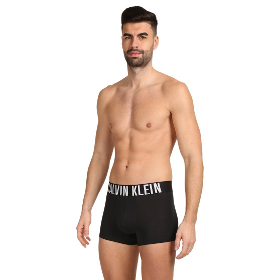 3PACK ανδρικό σορτς μποξεράκι Calvin Klein μαύρο (NB3608A-UB1)