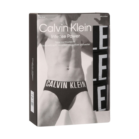 3PACK ανδρικό σλιπ Calvin Klein μαύρο (NB3610A-UB1)