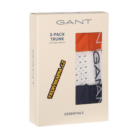 3PACK ανδρικό σορτς μποξεράκι Gant πολύχρωμο (902343013-110)