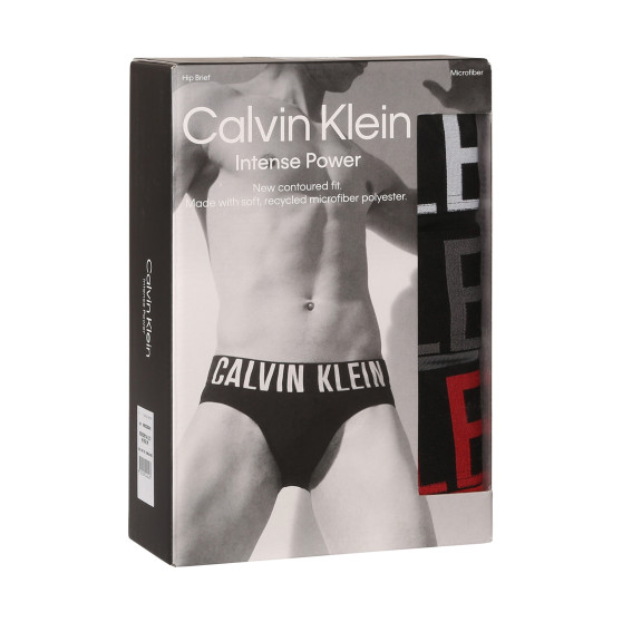 3PACK ανδρικό σλιπ Calvin Klein πολύχρωμο (NB3610A-LXO)