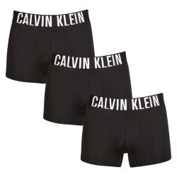 3PACK ανδρικό σορτς μποξεράκι Calvin Klein μαύρο (NB3775A-UB1)