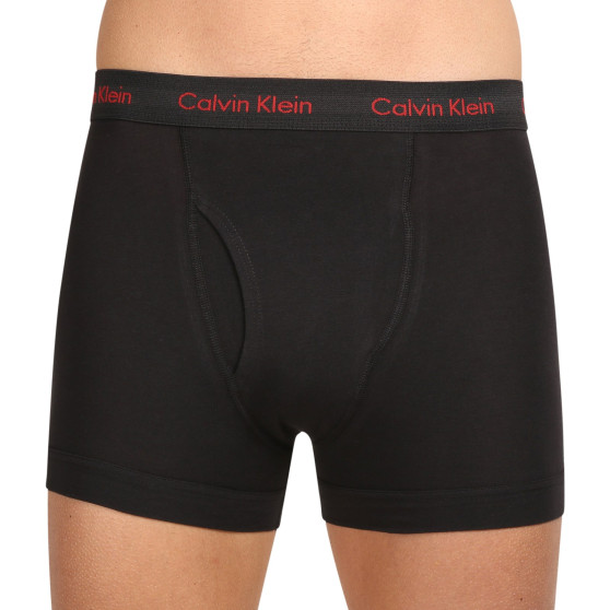 3PACK ανδρικό σορτς μποξεράκι Calvin Klein μαύρο (NB2615A-NC1)