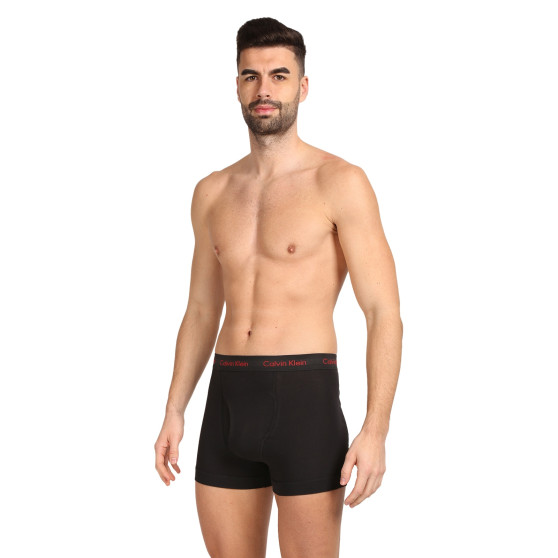 3PACK ανδρικό σορτς μποξεράκι Calvin Klein μαύρο (NB2615A-NC1)