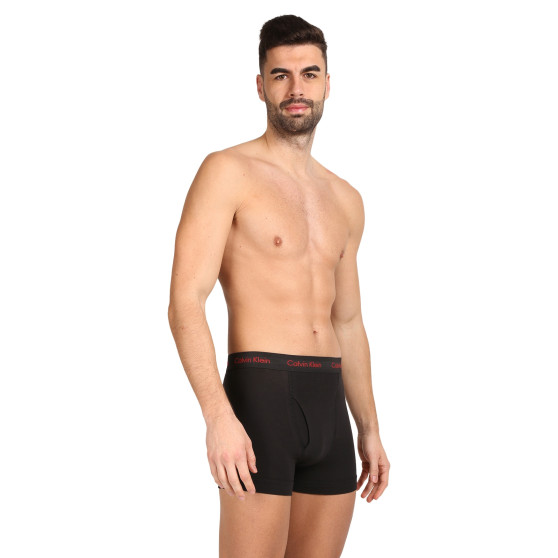 3PACK ανδρικό σορτς μποξεράκι Calvin Klein μαύρο (NB2615A-NC1)