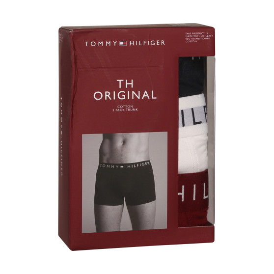 3PACK ανδρικό σορτς μποξεράκι Tommy Hilfiger πολύχρωμο (UM0UM03181 0SZ)