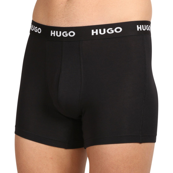 3PACK ανδρικό σορτς μποξεράκι HUGO πολύχρωμο (50503079 972)