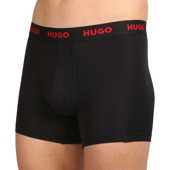 3PACK ανδρικό σορτς μποξεράκι HUGO πολύχρωμο (50510192 321)