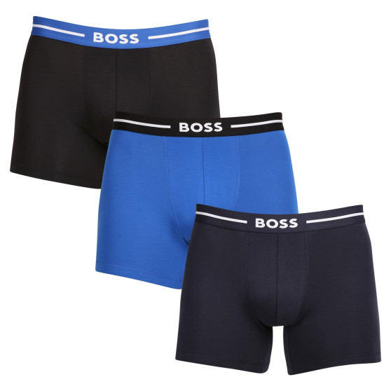 3PACK ανδρικό σορτς μποξεράκι BOSS πολύχρωμο (50514962 960)