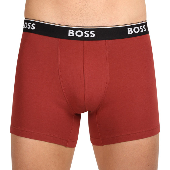 3PACK ανδρικό σορτς μποξεράκι BOSS πολύχρωμο (50514926 969)