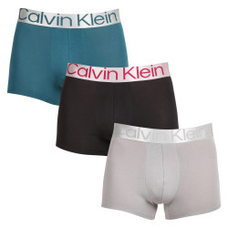 3PACK ανδρικό σορτς μποξεράκι Calvin Klein πολύχρωμο (NB3130A-NA9)