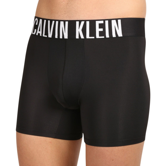 3PACK ανδρικό σορτς μποξεράκι Calvin Klein μαύρο (NB3612A-UB1)