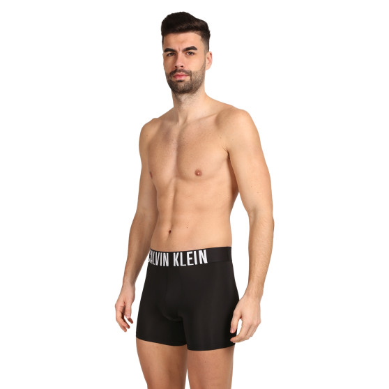 3PACK ανδρικό σορτς μποξεράκι Calvin Klein μαύρο (NB3612A-UB1)