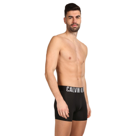 3PACK ανδρικό σορτς μποξεράκι Calvin Klein μαύρο (NB3612A-UB1)