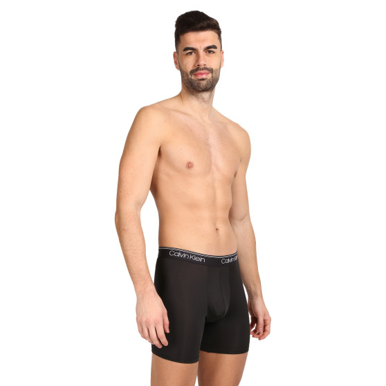 3PACK ανδρικό σορτς μποξεράκι Calvin Klein μαύρο (NB2570A-N2L)