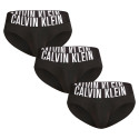 3PACK ανδρικό σλιπ Calvin Klein μαύρο (NB3610A-UB1)