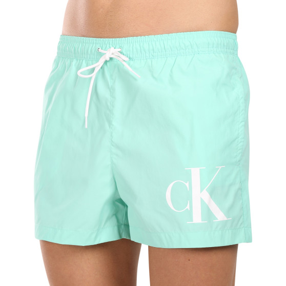 Ανδρικά μαγιό Calvin Klein πράσινο (KM0KM00967-LB9)