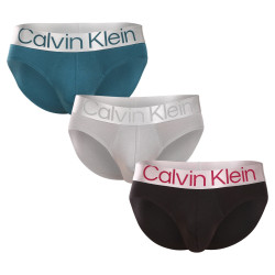 3PACK ανδρικό σλιπ Calvin Klein πολύχρωμο (NB3129A-NA9)