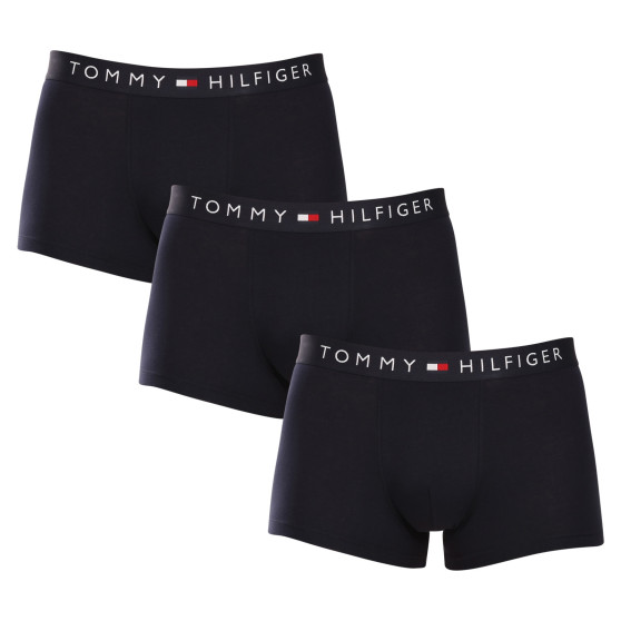 3PACK ανδρικό σορτσάκι μποξεράκι Tommy Hilfiger μπλε (UM0UM03180 0SY)