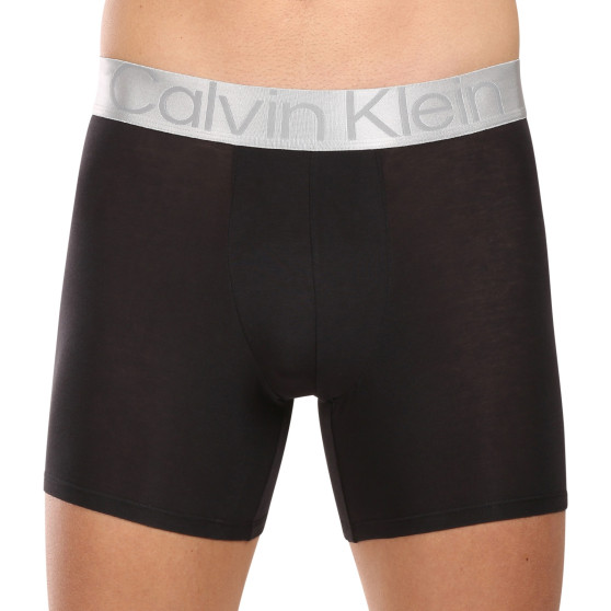 3PACK ανδρικό σορτς μποξεράκι Calvin Klein μαύρο (NB3131A-NC4)