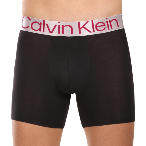 3PACK ανδρικό σορτς μποξεράκι Calvin Klein μαύρο (NB3131A-NC4)