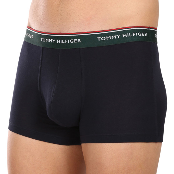 3PACK ανδρικό σορτς μποξεράκι Tommy Hilfiger σκούρο μπλε (UM0UM01642 0XW)