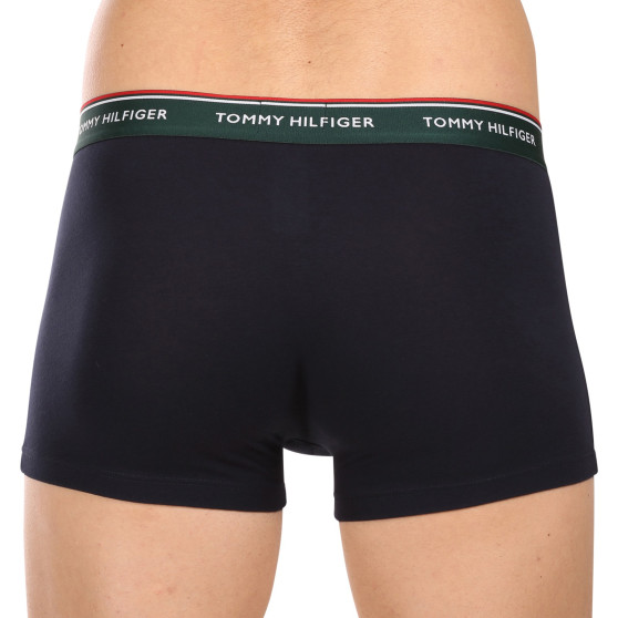 3PACK ανδρικό σορτς μποξεράκι Tommy Hilfiger σκούρο μπλε (UM0UM01642 0XW)