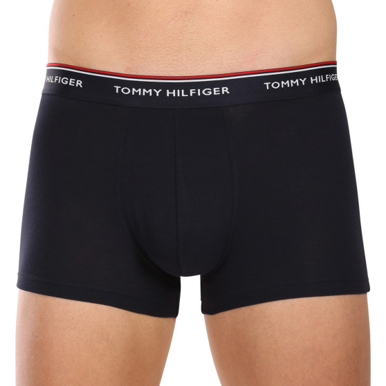 3PACK ανδρικό σορτς μποξεράκι Tommy Hilfiger σκούρο μπλε (UM0UM01642 0XW)