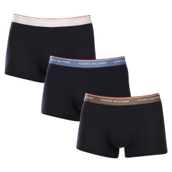 3PACK ανδρικό σορτς μποξεράκι Tommy Hilfiger σκούρο μπλε (UM0UM01642 0XX)