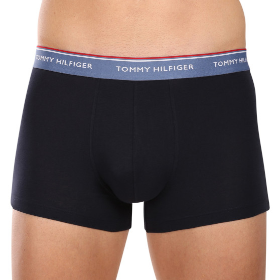 3PACK ανδρικό σορτς μποξεράκι Tommy Hilfiger σκούρο μπλε (UM0UM01642 0XX)