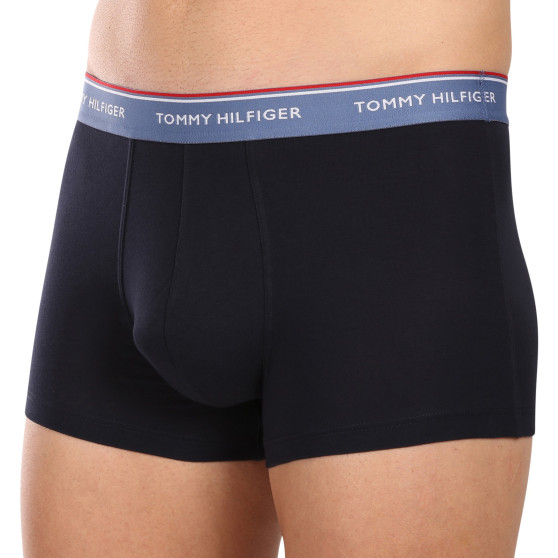 3PACK ανδρικό σορτς μποξεράκι Tommy Hilfiger σκούρο μπλε (UM0UM01642 0XX)