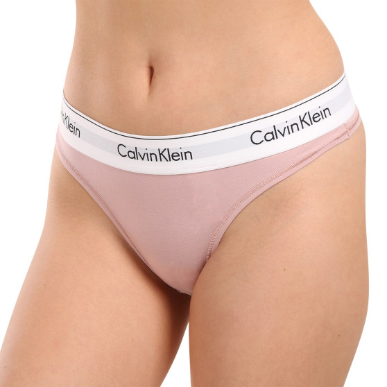 Γυναικείο στρινγκ Calvin Klein ροζ (F3786E-TQO)