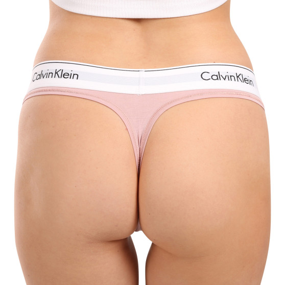 Γυναικείο στρινγκ Calvin Klein ροζ (F3786E-TQO)