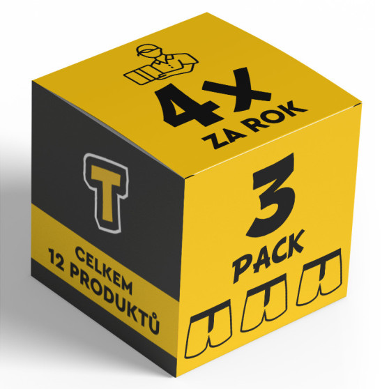 4x 3PACK ανδρικά σορτς  - τριμηνιαία ετήσια συνδρομή Nedeto