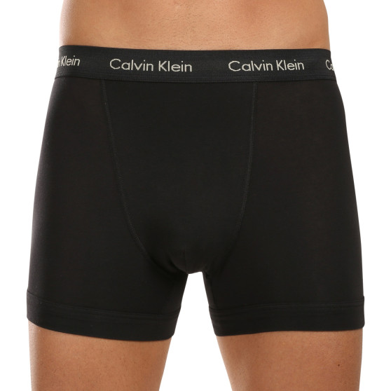 3PACK ανδρικό σορτς μποξεράκι Calvin Klein μαύρο (U2662G-MWO)