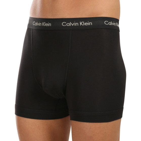 3PACK ανδρικό σορτς μποξεράκι Calvin Klein μαύρο (U2662G-MWO)