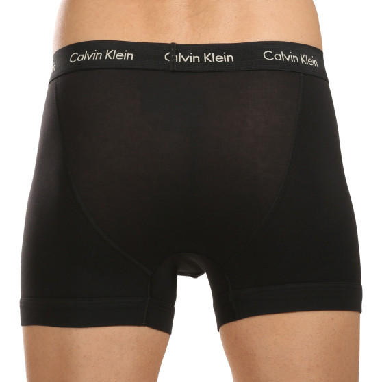 3PACK ανδρικό σορτς μποξεράκι Calvin Klein μαύρο (U2662G-MWO)