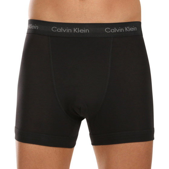 3PACK ανδρικό σορτς μποξεράκι Calvin Klein μαύρο (U2662G-MWO)