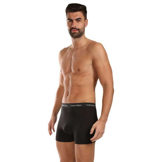 3PACK ανδρικό σορτς μποξεράκι Calvin Klein μαύρο (U2662G-MWO)