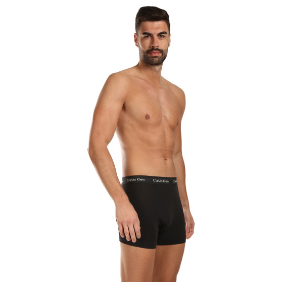 3PACK ανδρικό σορτς μποξεράκι Calvin Klein μαύρο (U2662G-MWO)