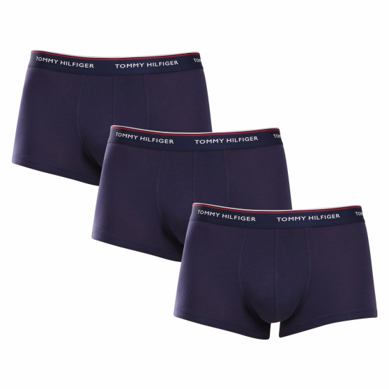 3PACK ανδρικό σορτς μποξεράκι Tommy Hilfiger σκούρο μπλε (1U87903841 409)